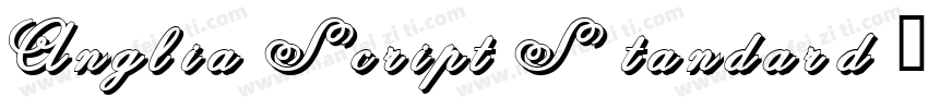 Anglia Script Standard字体转换